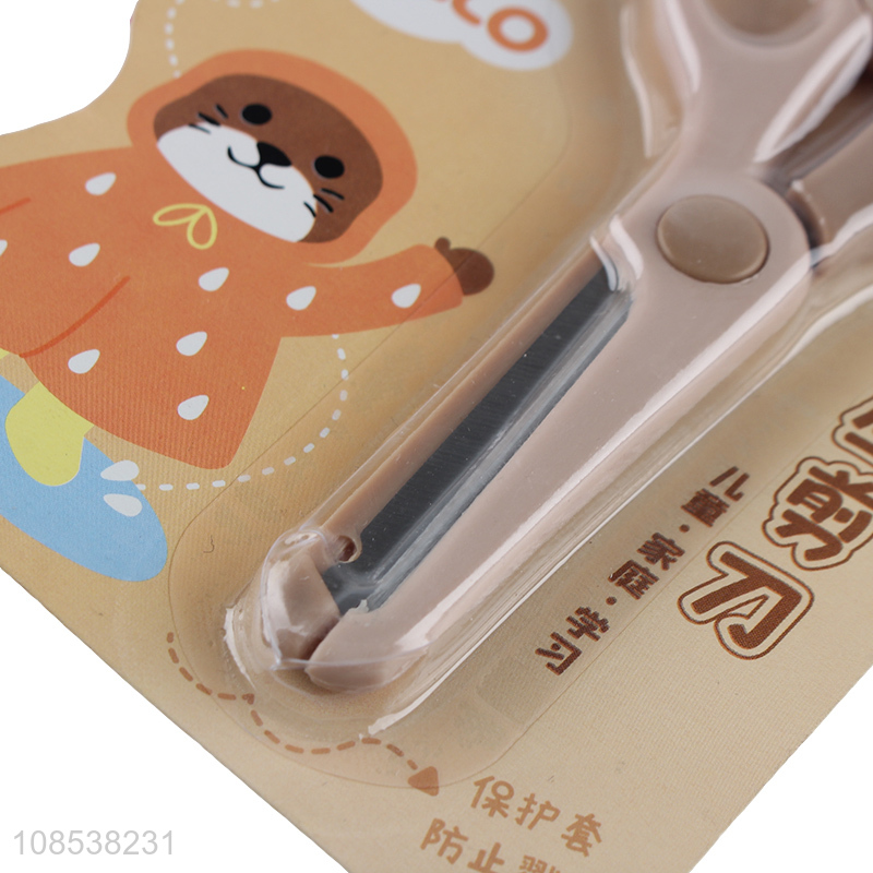 Wholesale safety kids students scissors office shool stationery