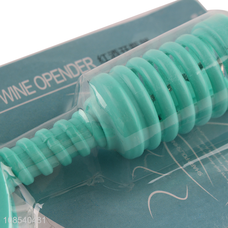 Factory wholesale plastic red wine opener bottle opener