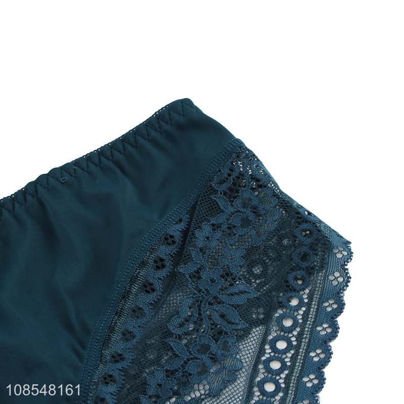 Factory direct sale womens underwear thin sexy lace panties