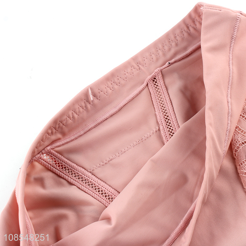 Wholesale women plus size underwear sexy lace brief panties