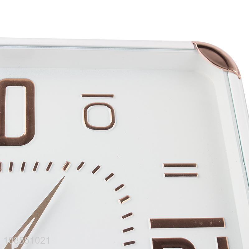 Factory wholesale mute wall clock quartz clock for home office