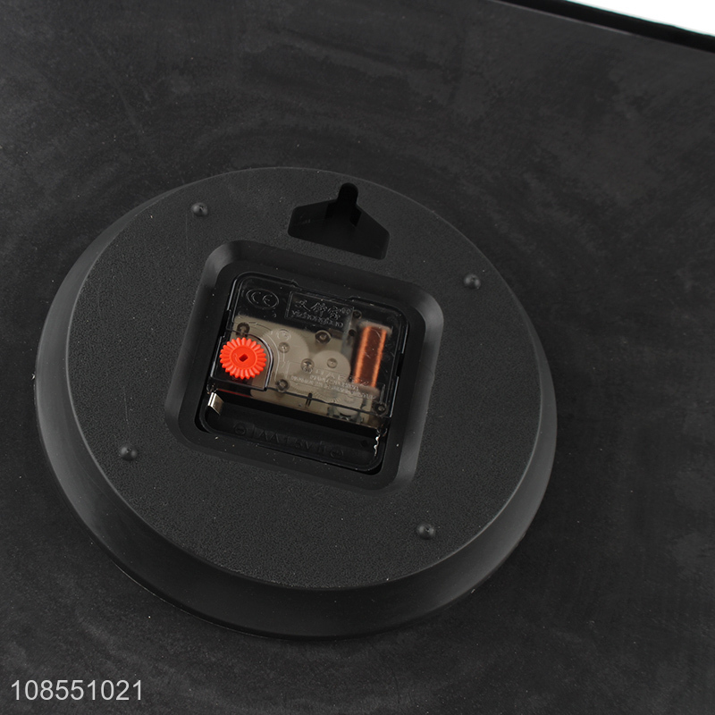 Factory wholesale mute wall clock quartz clock for home office