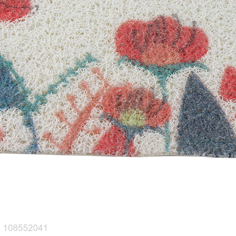 Factory price waterproof pvc welcome mat non-slip floor mat
