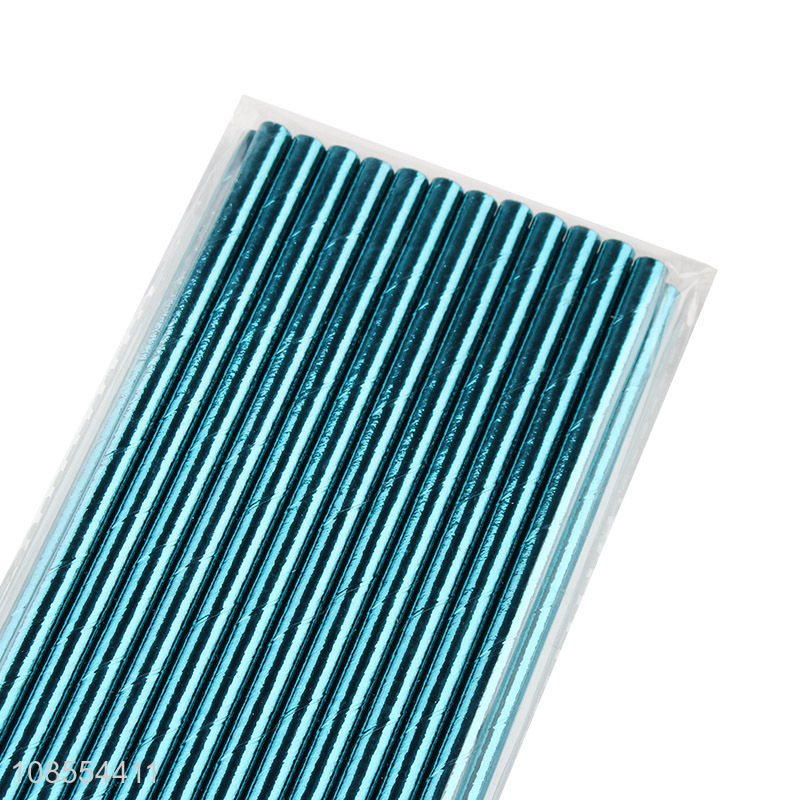 Low price multicolor disposable paper drinking straw