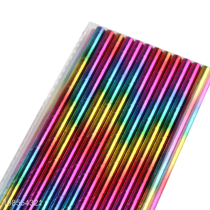 Best selling colourful party straw straw for juice