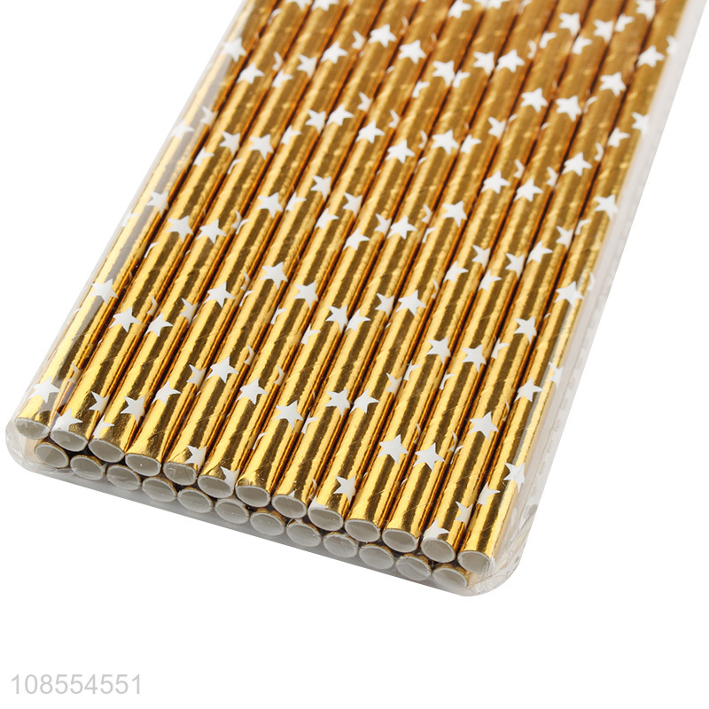 Top products food grade disposable paper straw for juice