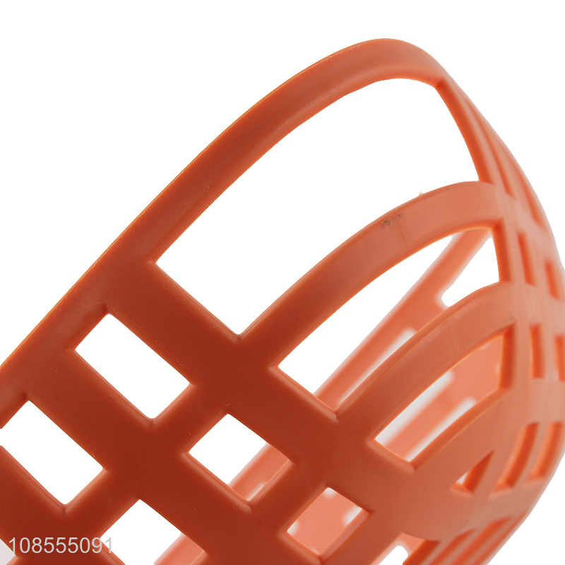 Good selling plastic hollow fruit basket fruit plate wholesale