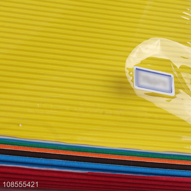 Wholesale 10 sheets DIY crafts ornaments corrugated paper kit