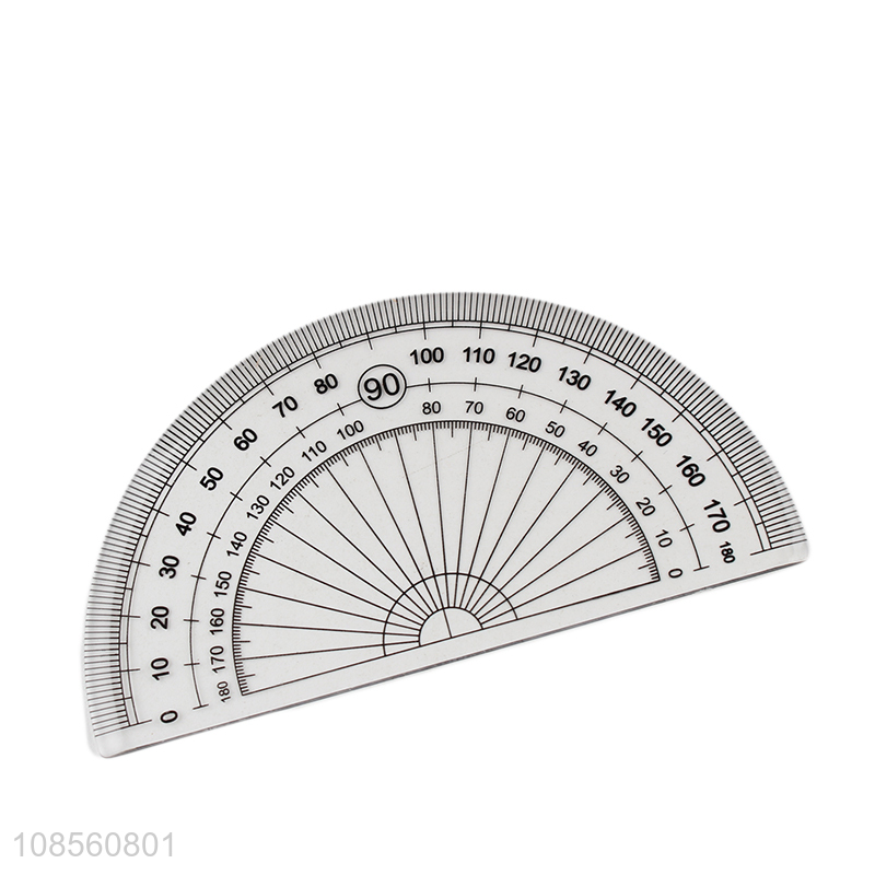 Wholesale 4-piece geometry school set plastic triangle ruler set