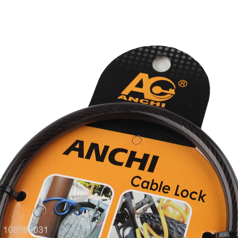 Factory price 4 digital bike cable lock mountain bicycle lock