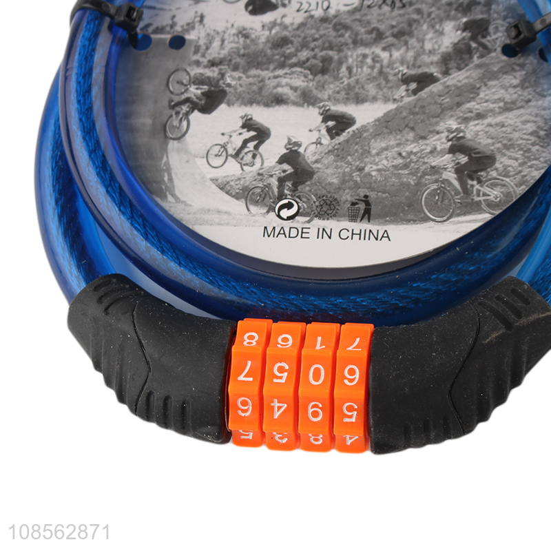 High quality bicycle security 4 digital combined bike lock