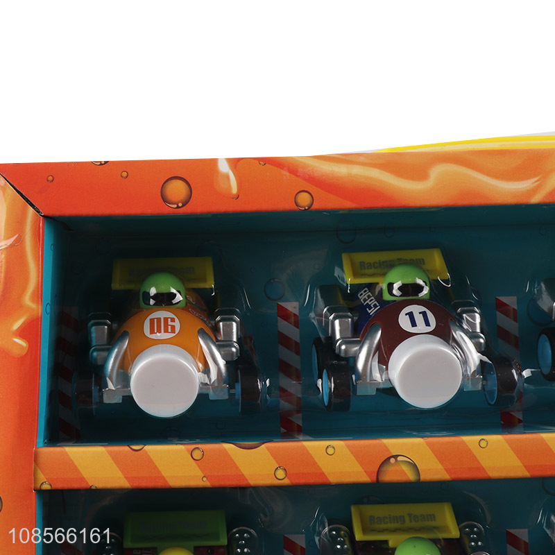 Wholesale mini cute pull-back drinks race for toddlers