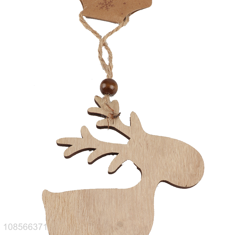 Popular products wooden christmas hanging ornaments for sale