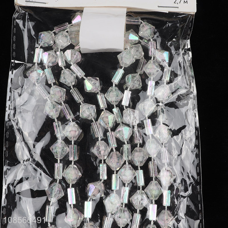 Cheap christmas decoration beaded chain curtain for sale