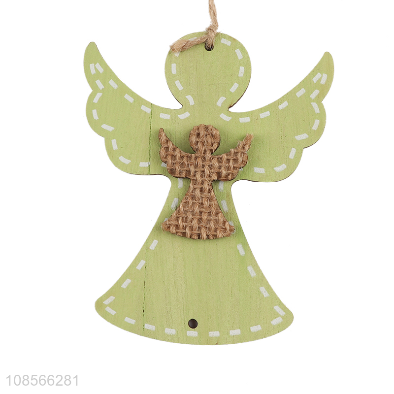 Top selling wooden christmas hanging ornaments wholesale