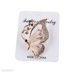 Latest design butterfly brooch alloy brooch pin birthday gifts