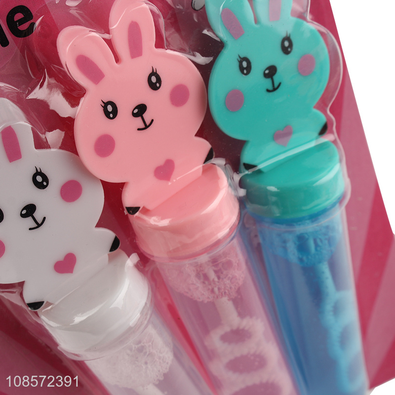 New arrival rabbit shape cartoon bubble toys bubble sticks