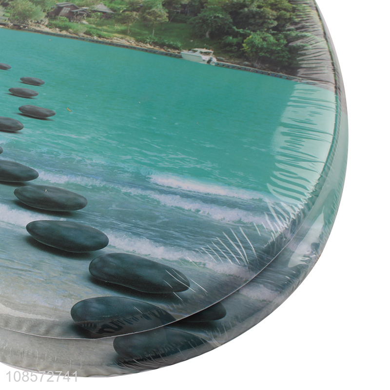 Factory price double-sided printed soft toilet seat for sale