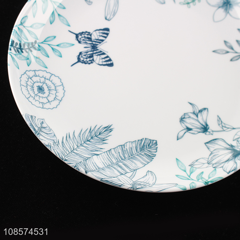 Top products round home restaurant dinnerware melamine plate