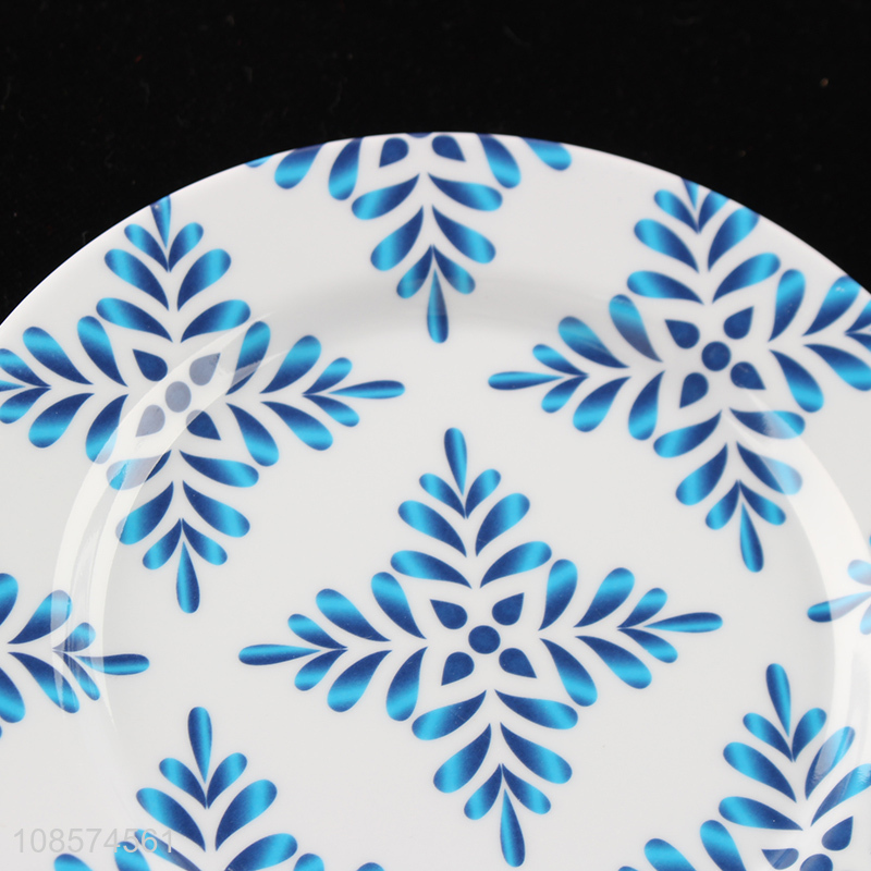 Most popular round decorative tableware melamine plate