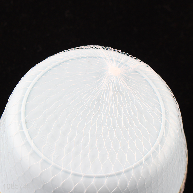 Good quality round 4pieces plastic dinnerware bowl