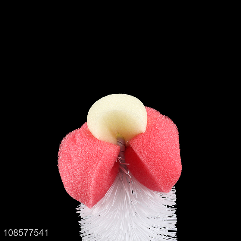 Online wholesale plastic handle sponge cup bottle brush