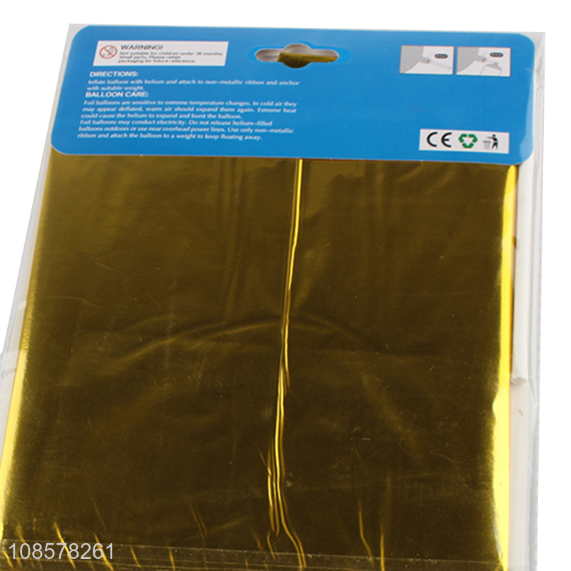 China products golden number foil balloon for party supplies