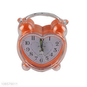 China wholesale heart shape table <em>clock</em> <em>alarm</em> clocks
