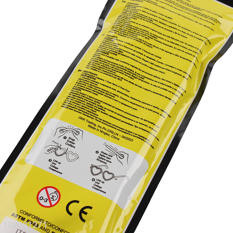 China factory heart shape glow eyeglasses for party supplies