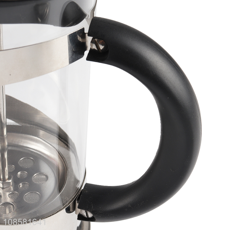 Hot selling stainless steel french press coffee maker jug with lid
