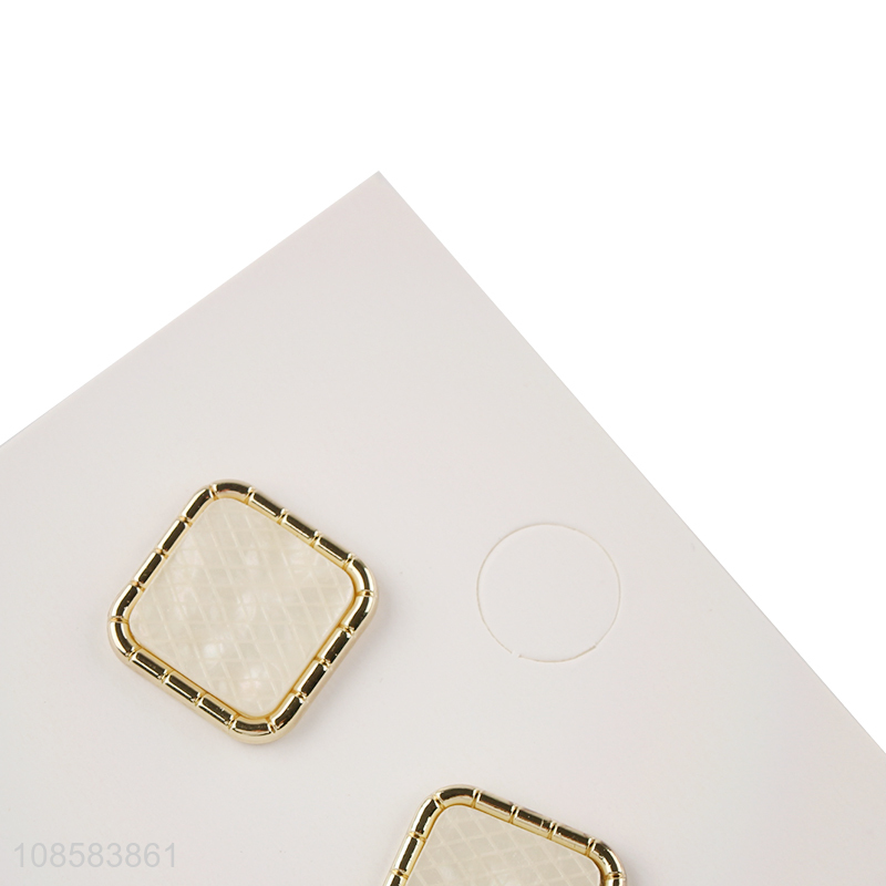 Hot selling simple fashion women earrings ear studs for jewelry