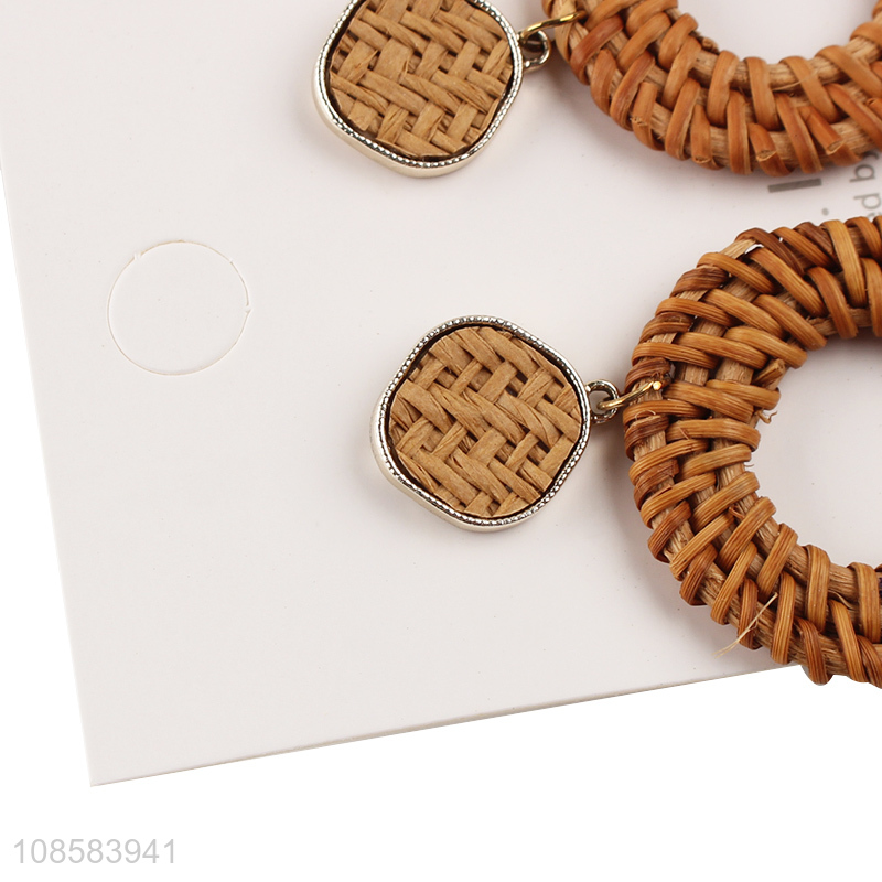 Online wholesale fashion women hoop drop dangle earrings ear studs