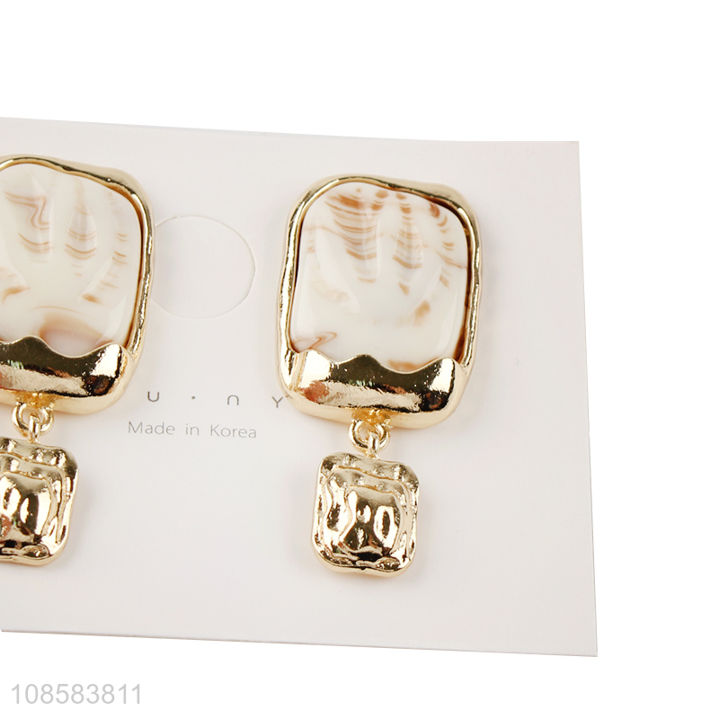 Top sale alloy women fashion earrings jewelry ear studs wholesale