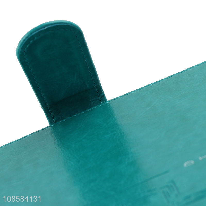 Popular products magnetic close notebook pu leather notebook