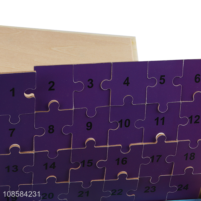 New product kids education jiasaw puzzle toy in wooden box