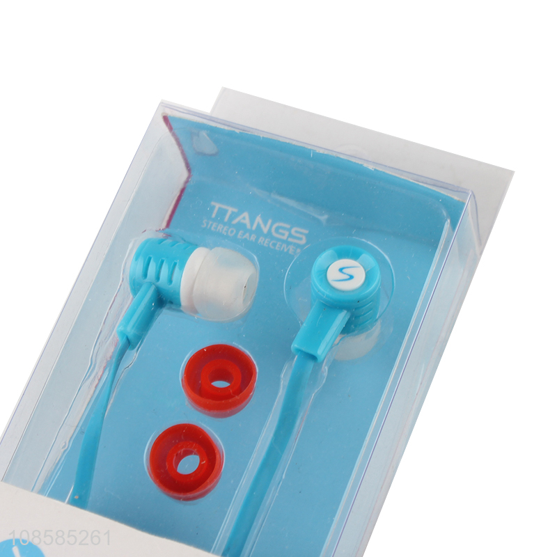 Top sale stereo ear receiver dynamic sound canal earphones
