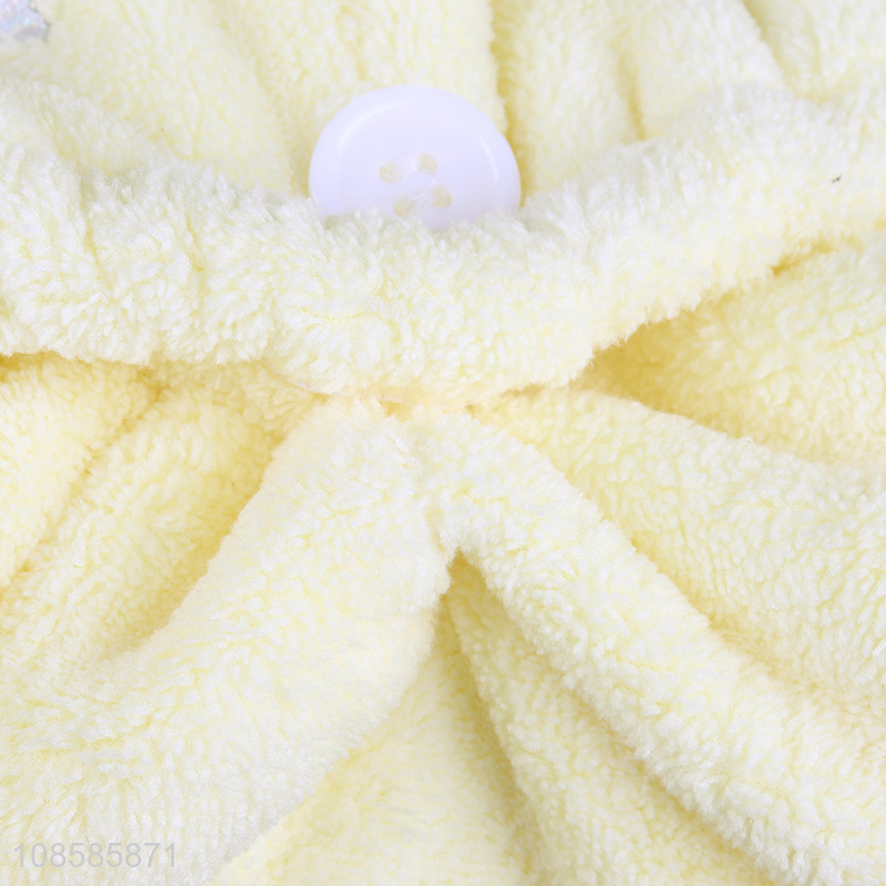 Good quality absorbent hair drying towel hair drying cap