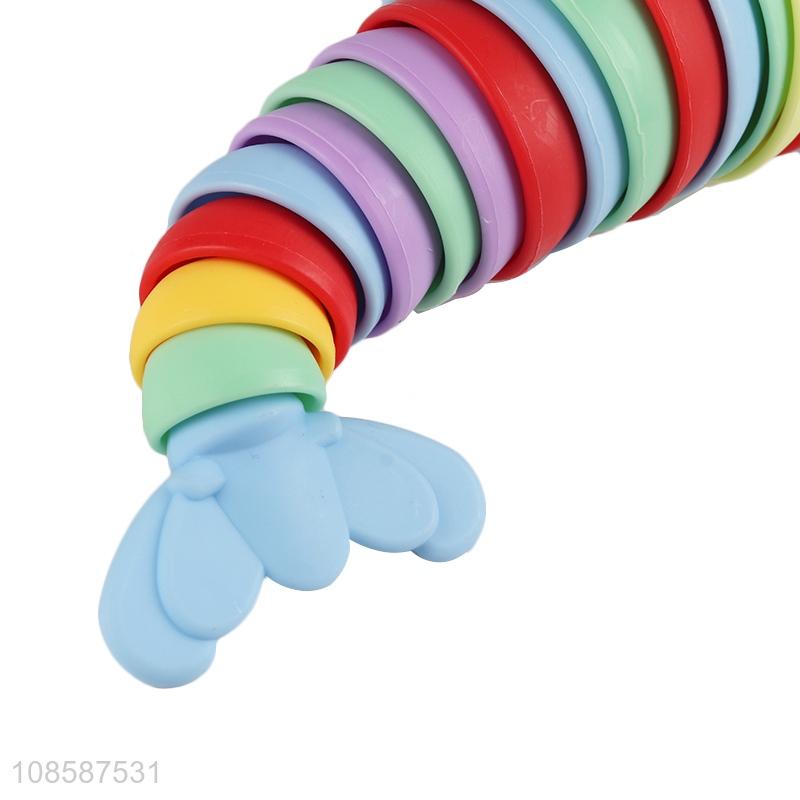 Factory price colourful fidget wriggle lobster toys for sale