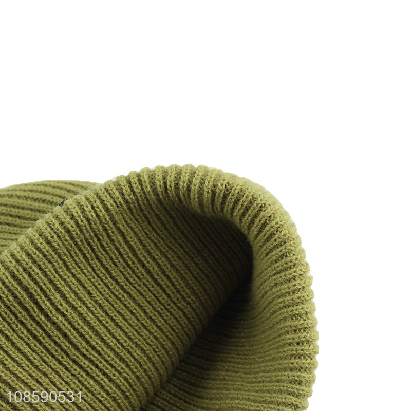 New product women winter hat knitted beanie hat for girls