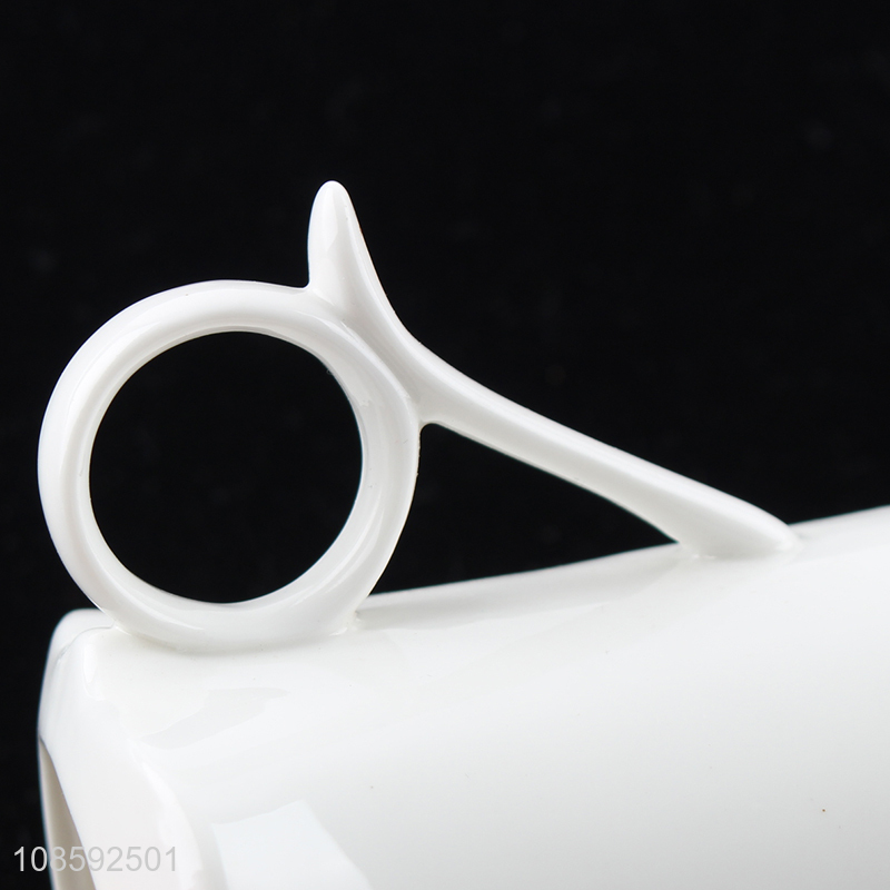 Factory supply ceramic porcelain milk jug pot sauce boat