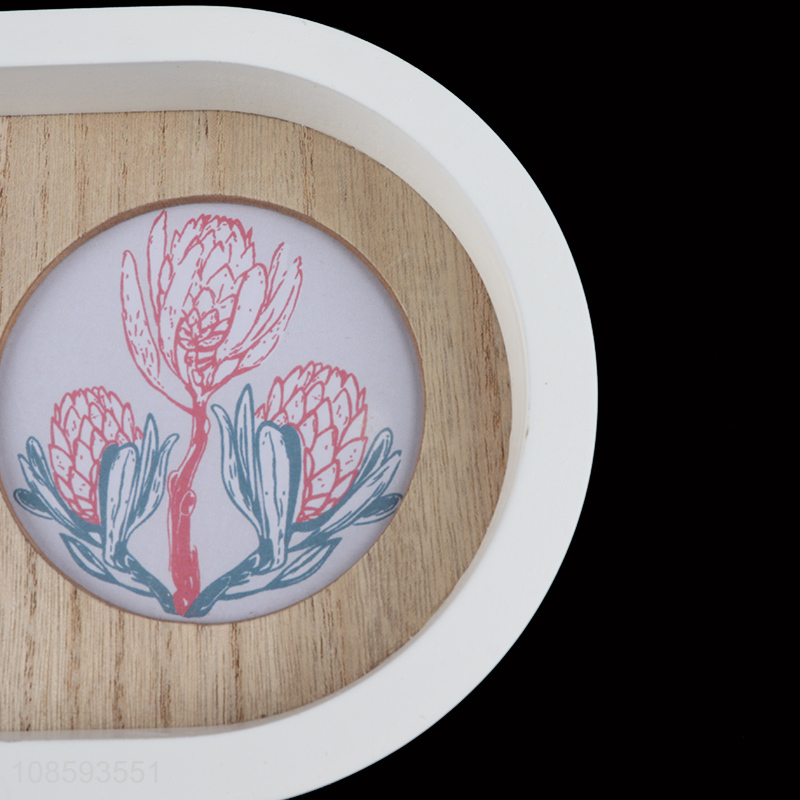 Hot products wooden decorative desk clock table clocks