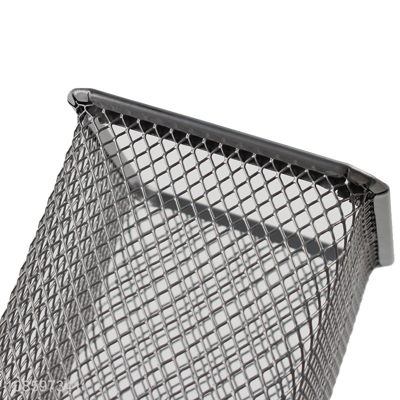 China products hollow square school office pen holder for stationery