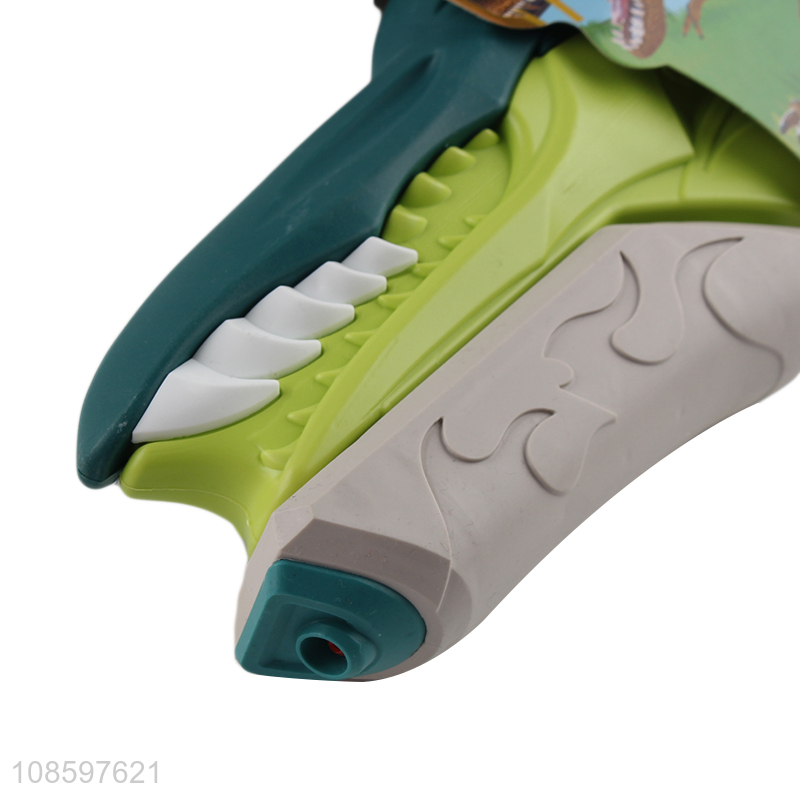 High quality outdoor dinosaur water gun toy for children