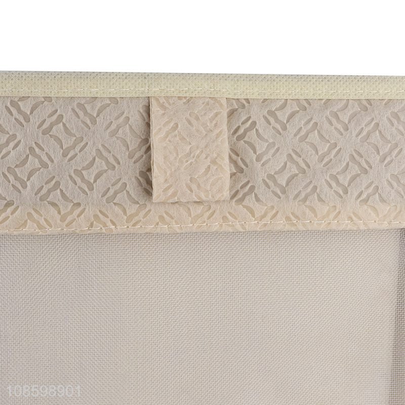 High quality folding nonwoven storage box for clothes toys books