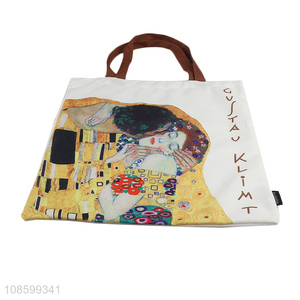 China wholesale creative cotton canvas shopping tote bag