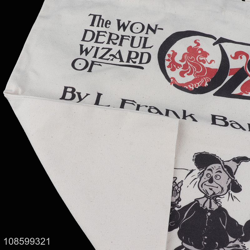 Best selling cartoon printed shopping bag for daily use