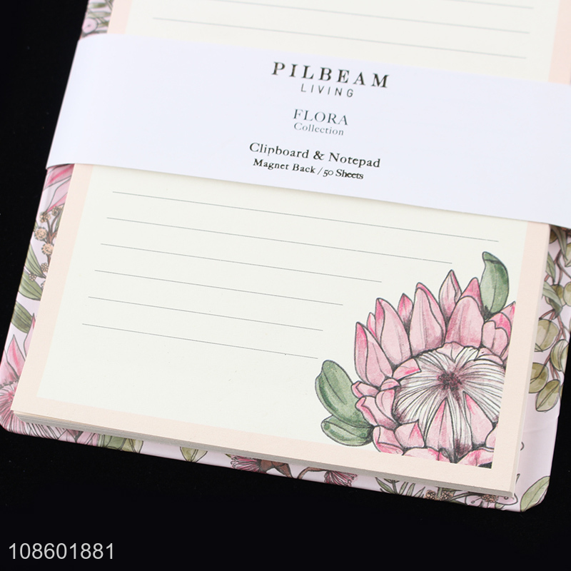 Top selling school office memo board with metal clip and note pads