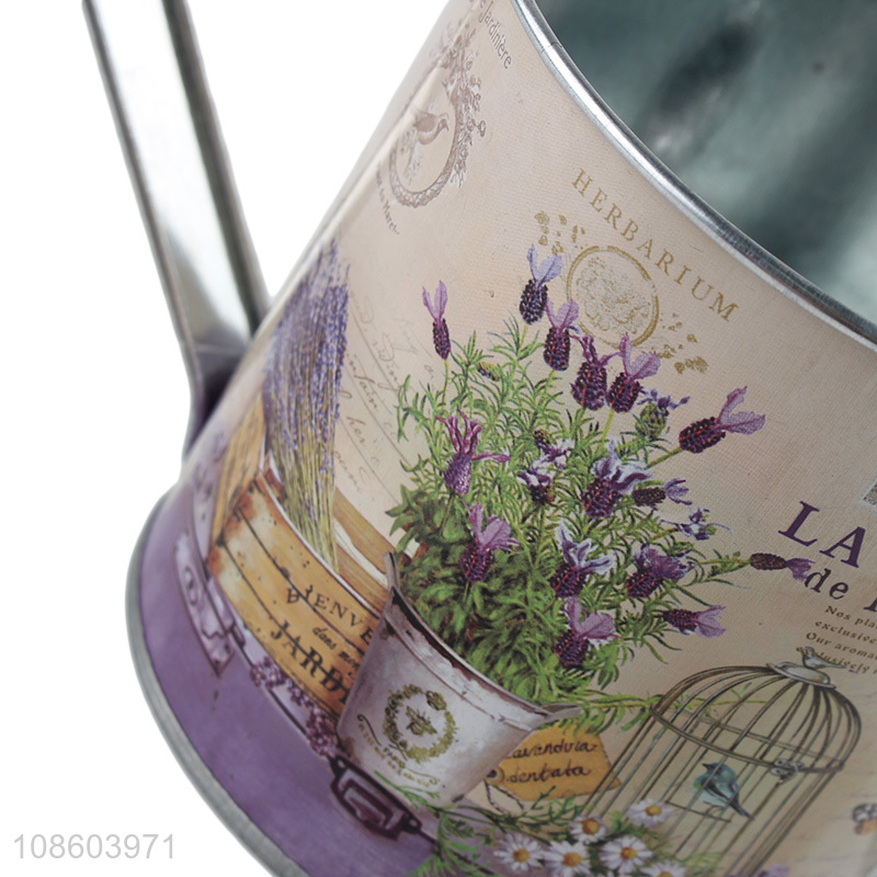 Yiwu factory metal flower pot watering can for sale