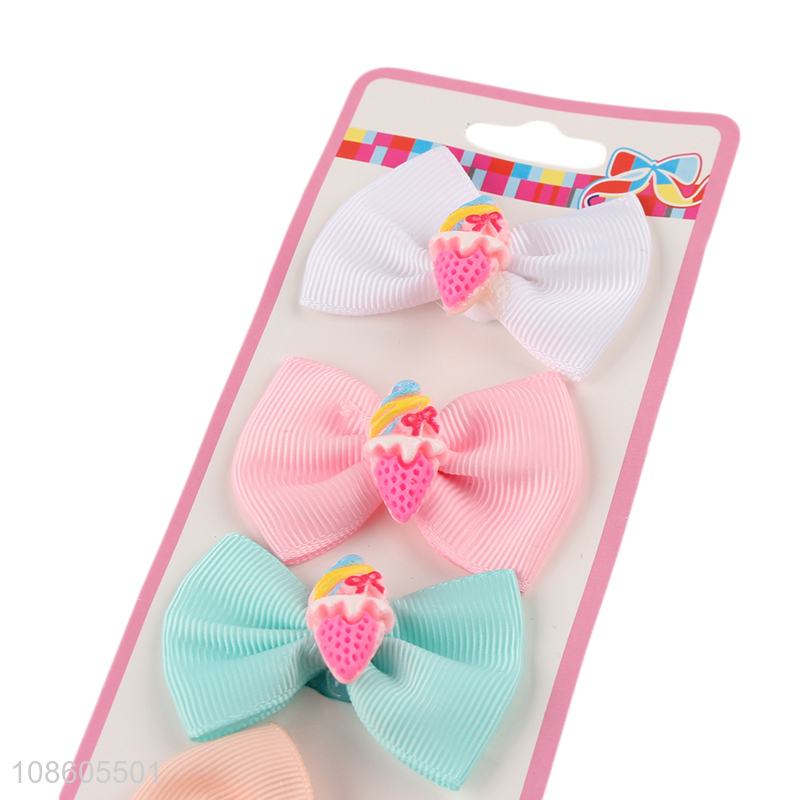 Wholesale cute bowknot hair band ponytail holder hair accessories