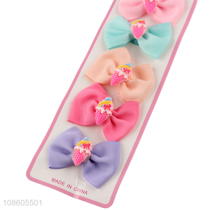 Wholesale cute bowknot hair band ponytail holder hair accessories